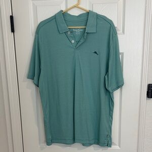 Tommy Bahama Men's Teal Polo Shirt
